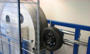 Automobile tyre rolling resistance tests